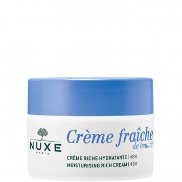NUXE Creme Fraiche De Beaute Rich 48h drėkinamasis sausai ir labai sausai odai kremas, 30 ml
