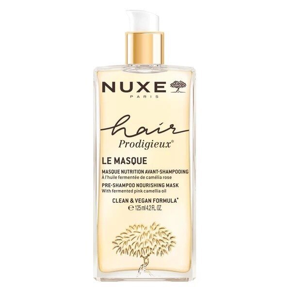 NUXE Hair Prodigieux maitinamoji kaukė plaukams prieš plovimą, 125 ml