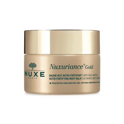 NUXE maitinamasis-stiprinamasis maksimaliai nuo senėjimo saugantis naktinis balzamas NUXURIANCE GOLD, 50 ml