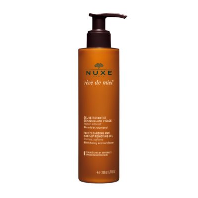 NUXE makiažą valanti veido želė REVE DE MIEL, 200 ml