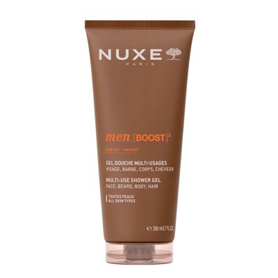 NUXE MEN, dušo gelis kūnui, veidui, barzdai, plaukams, 1 vnt., 200 ml