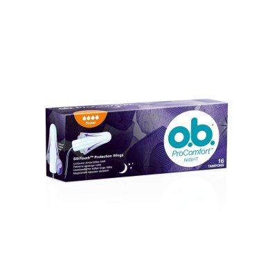 O.B. higieniniai tamponai Pro Comfort Night Super N16