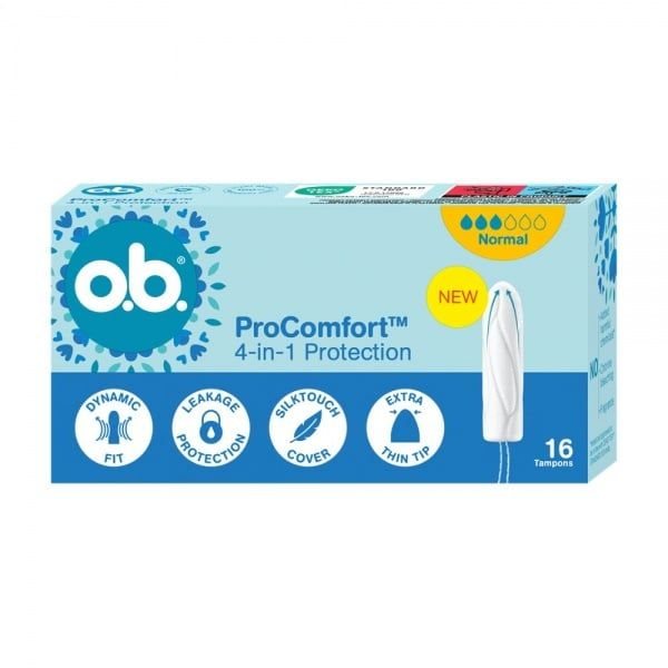 O.B. tamponai PROCOMFORT NORMAL, 16 vnt