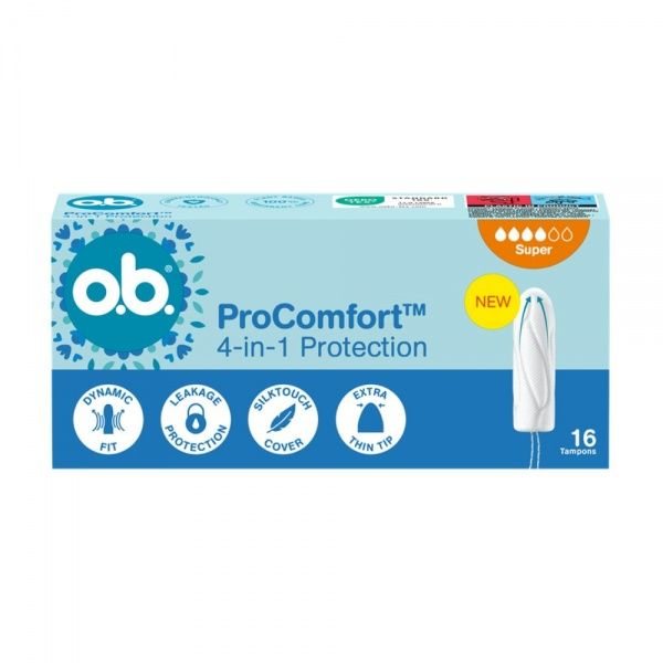 O.B. tamponai PROCOMFORT SUPER, 16 vnt