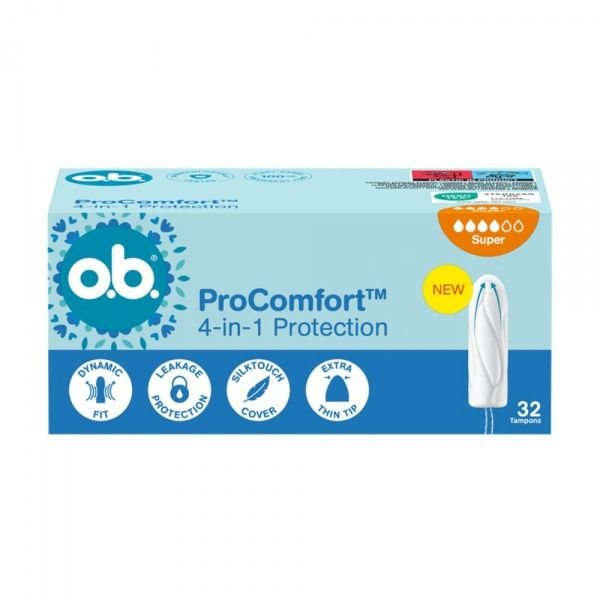 O.B. tamponai PROCOMFORT SUPER, 32 vnt