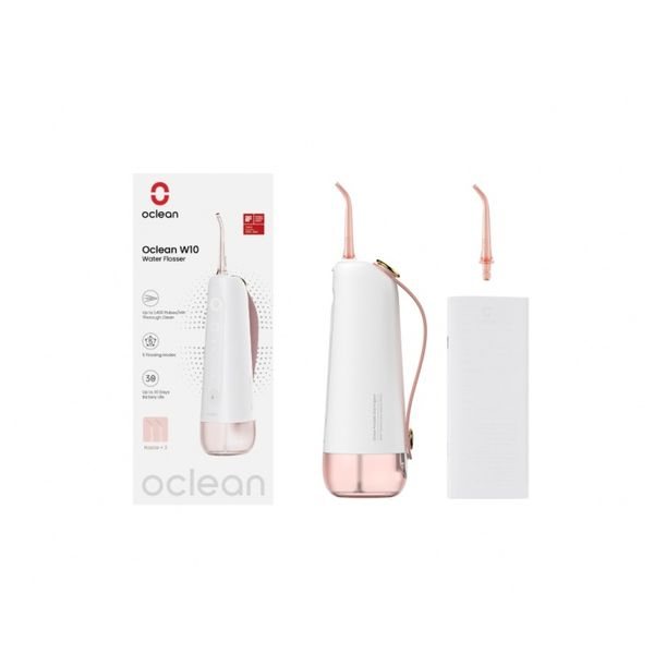 OCLEAN burnos irigatorius W10, rožinės spalvos, 1 vnt