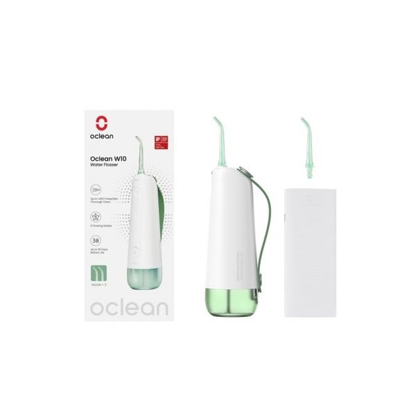 OCLEAN burnos irigatorius W10, žalios spalvos, 1 vnt