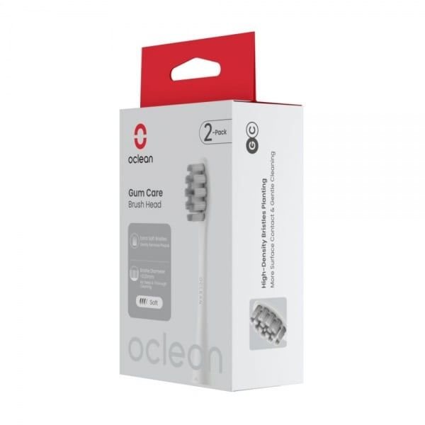 OCLEAN dantų šepetėlio galvutės PROFESSIONAL GUM CARE, baltos spalvos, 2 vnt
