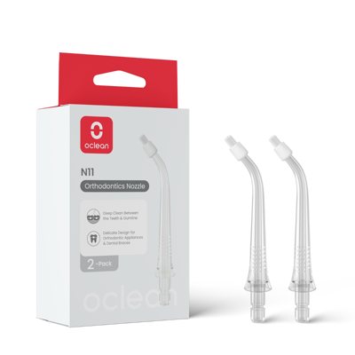 OCLEAN N11, ortodontiniai burnos irigatoriaus antgaliai, 2 vnt