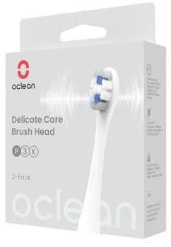 OCLEAN Smaller Brush Head 2 pcs P3K4 Grey elektriniui dantų šep. galvutės N2