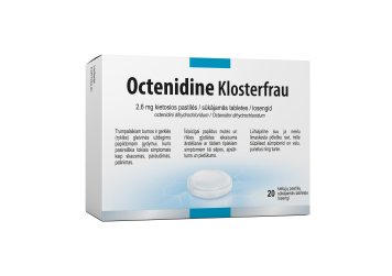OCTENIDINE Klosterfrau 2,6 mg kietosios pastilės N20