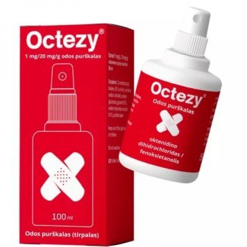 OCTEZY 1 mg/20 mg/g odos purškalas, tirpalas N1, 100 ml