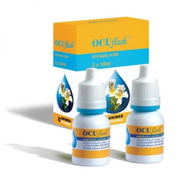 OCUflash akių lašai, 2 x 10 ml