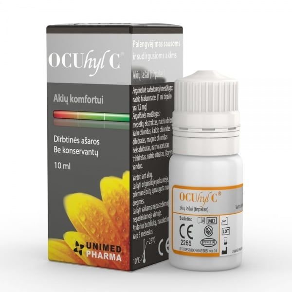 OCUHYL C, lašai akims, 10 ml