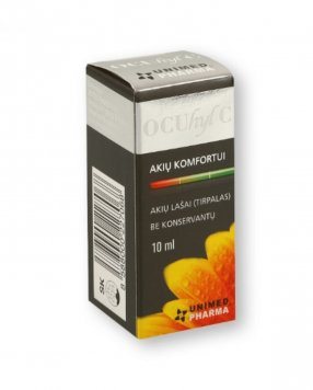 OCUHYL C 1,2 mg/ml akių lašai, tirpalas, 10 ml