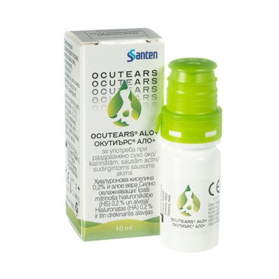 OCUTEARS ALO+ 0,2 %, oftalmologinis tirpalas, 10 ml