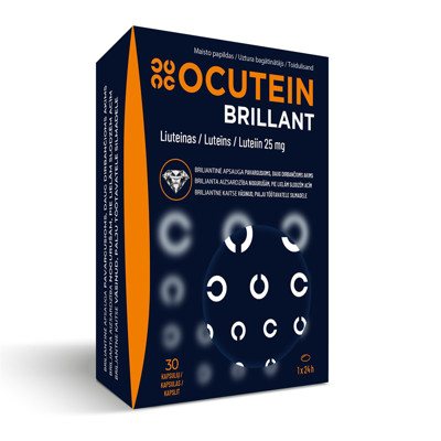 OCUTEIN BRILLANT, 30 kapsulių