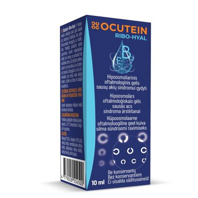 OCUTEIN RIBO-HYAL, gelis, 10 ml