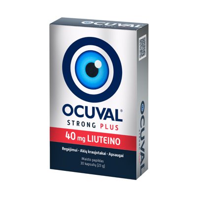 OCUVAL STRONG PLIUS, 30 kapsulių