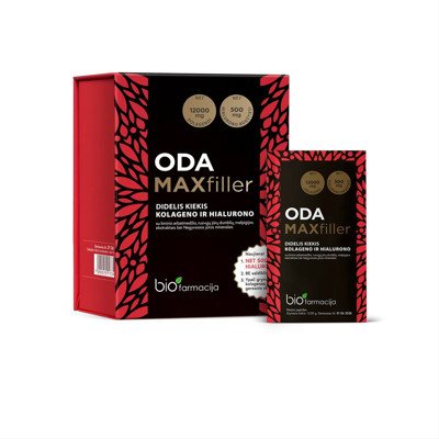 ODA MAXFILLER, milteliai, 28 paketėliai