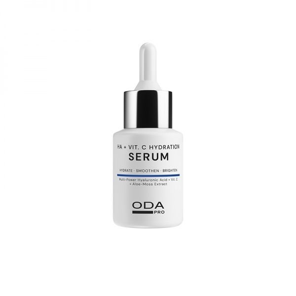 ODA PRO drėkinamasis hialurono rūgšties ir vitamino C serumas, 30 ml