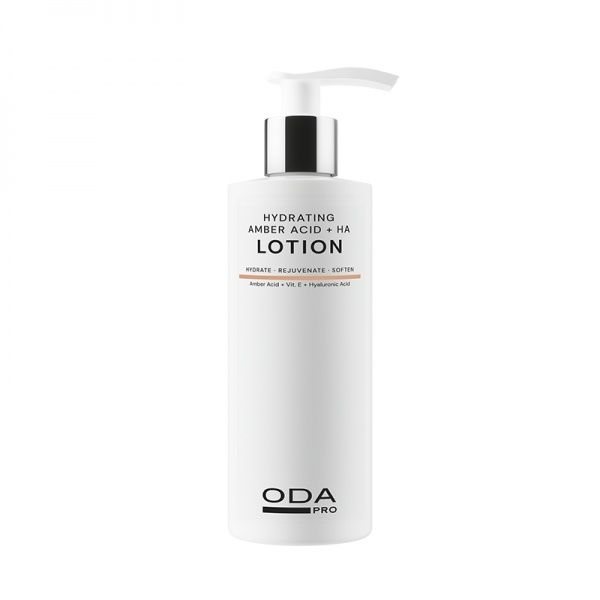 ODA PRO drėkinamasis kūno losjonas su gintaro ir hialurono rūgštimis, 200 ml