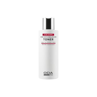 ODA PRO eksfolijuojantis ir balansuojantis tonikas riebiai ir spuoguotai odai ACNE EXPERT, 200 ml