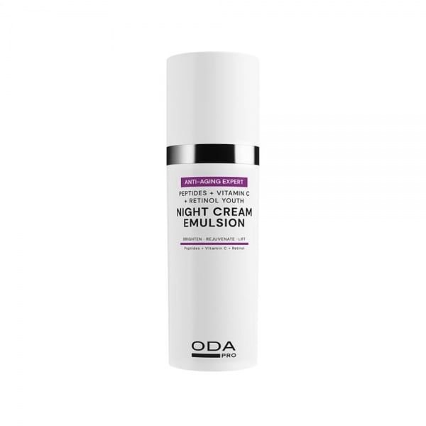 ODA PRO peptidų emulsija su retinoliu ir vitaminu C, 50 ml