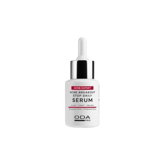 ODA PRO spuogų kontrolei serumas, su 2% salicilo rūgštimi, ACNE EXPERT, 30 ml