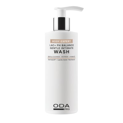 ODA PRO Švelnus intymios higienos prausiklis su pieno rūgštimi ir pantenoliu, 200 ml