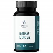 Odai, plaukams, nervų sistemai GAMTOS NAMAI BIOTINAS 10 000, 60 tablečių