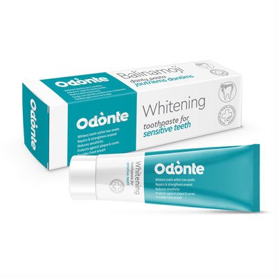 ODONTE, balinamoji dantų pasta jautriems dantims, 75 ml