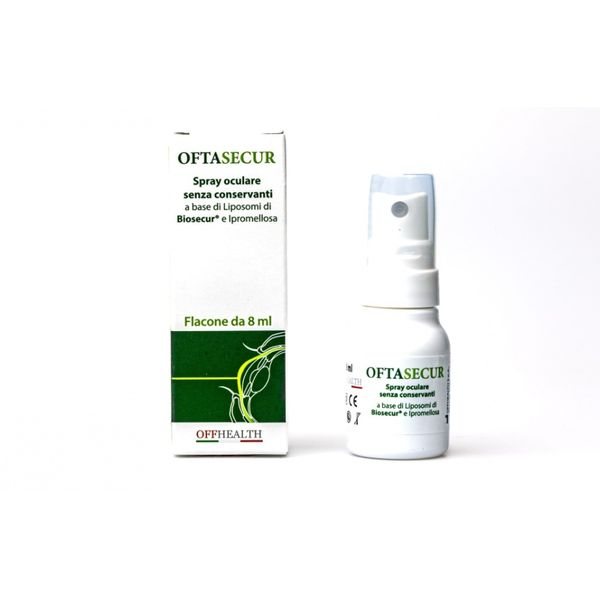OFFHEALTH akių purškalas OFTASECUR, be konservantų, 8 ml