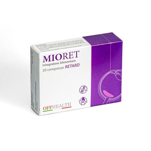 OFFHEALTH maisto papildas MIORET, 20 tab.