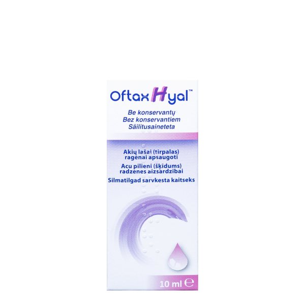 Oftaxhyal akių lašai (tirpalas), 10 ml