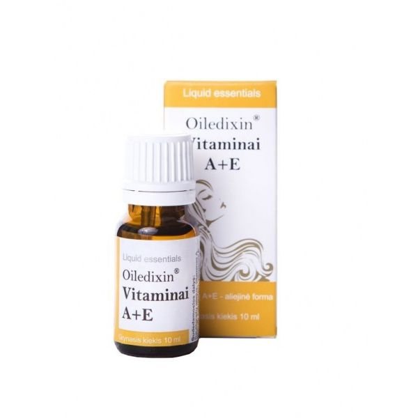 OILEDIXIN maisto papildas VITAMINAI A + E, 10 ml