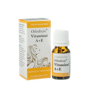 OILEDIXIN VITAMINAI A + E, geriamieji lašai, 10 ml