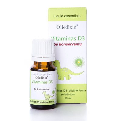 OILEDIXIN VITAMINAS D3, aliejinis tirpalas, 10 ml