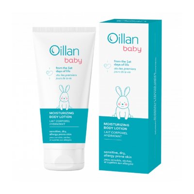 OILLAN Baby drėkinantis kūno losjonas kūdikiams, 200 ml
