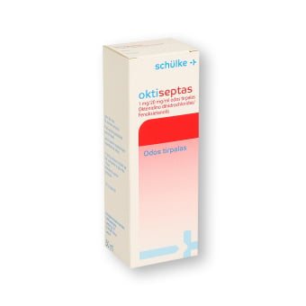 OKTISEPTAS, odos tirpalas, N1, 50 ml