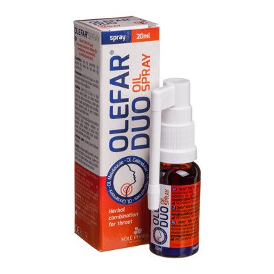 OLEFAR DUO OIL SPRAY, purškalas, 20 ml