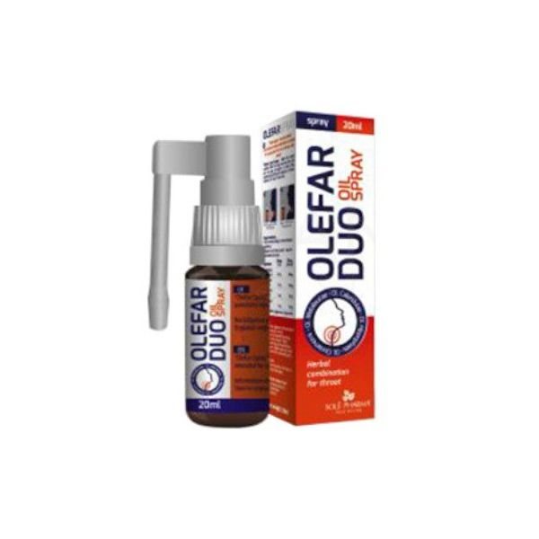 OLEFAR DUO purškalas OIL, 20 ml