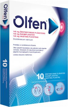 OLFEN 140 mg transderminis pleistras N10
