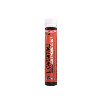 Olimp L-Carnitine 3000 Extreme Shot orange, 1 ampulė, 25 ml
