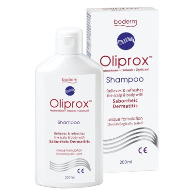 OLIPROX, šampūnas seborėjinio dermatito požymiams lengvinti, 200 ml