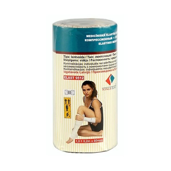 OLKO elastinis tvarstis, x 8 cm, 1 vnt., 1 m