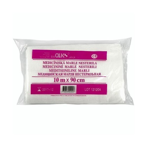 OLKO medicininė marlė, x 90 cm, 1 vnt., 10 m