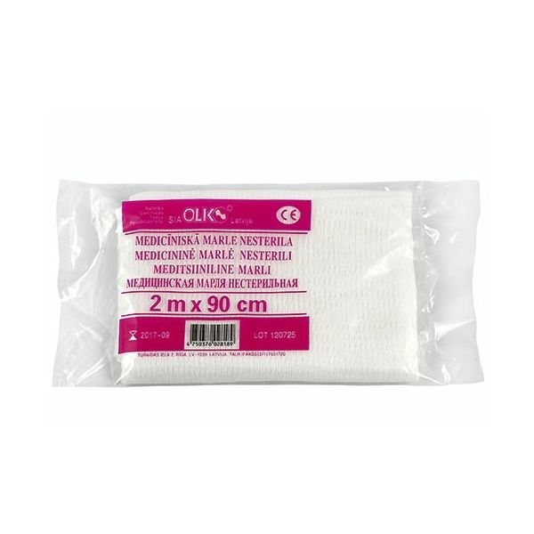 OLKO medicininė marlė, x 90 cm, 1 vnt., 2 m