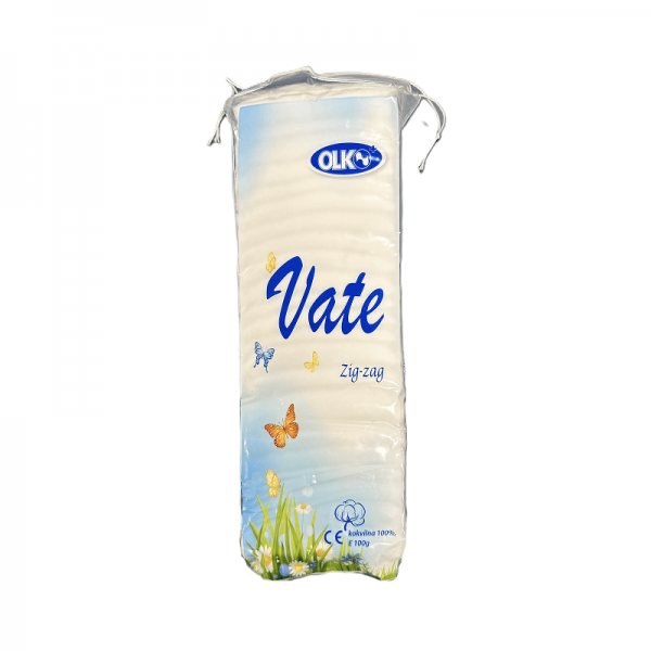 OLKO nesterili vata ZIG-ZAG, 100 g