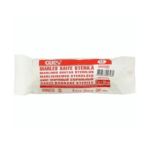 OLKO sterilus tvarstis, x 10 cm, 1 vnt., 7 m